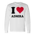 I Love Admira 長袖Tシャツ ギフトのアイデア