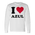 I Love Azul 長袖Tシャツ ギフトのアイデア