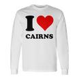 I Love Cairns 長袖Tシャツ ギフトのアイデア