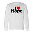 I Love Heart Hope Namee On A 長袖Tシャツ ギフトのアイデア
