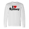 I Love Heartydneyyd Namee Australia 長袖Tシャツ ギフトのアイデア