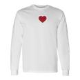 I Love Jesus I Heart Jesus レッドハート 長袖tシャツ 長袖Tシャツ ギフトのアイデア