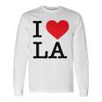 I Love La Top I Heart Los Angeles バケーションギフト 長袖Tシャツ ギフトのアイデア