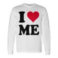 I Love Me 長袖Tシャツ ギフトのアイデア