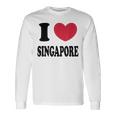 I Loveingapore シンガポールが大好き 長袖Tシャツ ギフトのアイデア