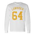 Lowrider 64 Jersey Number On The Back Classic Lowrider Car 長袖Tシャツ ギフトのアイデア