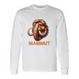 Mammut 氷河期 石器時代 象 ダス イスト マムート コスチューム 長袖tシャツ 長袖Tシャツ ギフトのアイデア
