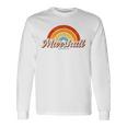 Marshall Minnesota Mnヴィンテージレインボーレトロ70年代 長袖Tシャツ ギフトのアイデア
