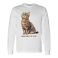 Mischief In Fur 猫写真 キジトラ 猫好き ネタ 猫しもべ 猫飼い 猫依存症 猫オーナー 長袖Tシャツ ギフトのアイデア