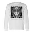 Monochrome Magic 幾何学トリックアート 長袖tシャツ 長袖Tシャツ ギフトのアイデア