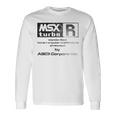 Msx Turbo R グリーン&ストーンウォッシュ効果 長袖Tシャツ ギフトのアイデア