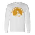 No Fishing No Life 釣り フィッシング ロゴ プリント 長袖tシャツ 長袖Tシャツ ギフトのアイデア