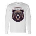メンズ Papa Bear Face サングラス Papa Bear Lover 父の日 長袖Tシャツ ギフトのアイデア