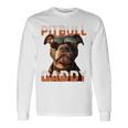 Pitbull Daddyピットブル・パパ・ヴァタータグ アメリカン・ピット・ブル・テリア・パパ 長袖tシャツ 長袖Tシャツ ギフトのアイデア