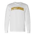 Pittsburgh Throwback Classic 長袖Tシャツ ギフトのアイデア