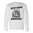 Questquad ブロッコリー 面白い 猫好き 長袖Tシャツ ギフトのアイデア