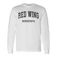 Red Wing ミネソタ Mn ヴィンテージ アスレチック スポーツデザイン 長袖Tシャツ ギフトのアイデア
