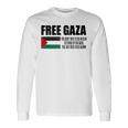 Save Gaza Free Palestine Free Gaza Proud Gaza Palestina 長袖Tシャツ ギフトのアイデア