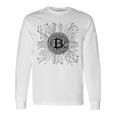 Snirt ビットコイン モチーフ ビットコイン ビットコインカップ 長袖Tシャツ ギフトのアイデア