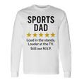 Sports Dad Loud In Thetands MVP 引用 長袖Tシャツ ギフトのアイデア