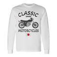 Sr400 ブラックスポーク クラシックバイク モーターサイクリスト オートバイ 長袖Tシャツ ギフトのアイデア