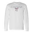 Stars Stripes And Equal Rights Bow Coquette Women's Rights Long Sleeve T-Shirt Gifts ideas