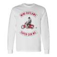 Super Cub スーパーカブ ミニモト 面白 ふざけ ネタ おもしろ バイク アウトロー バイカーギャング 長袖tシャツ 長袖Tシャツ ギフトのアイデア