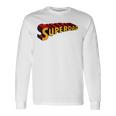 Super Daduperdad uperhero Dad 長袖Tシャツ ギフトのアイデア