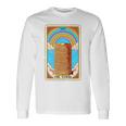 The Tower タロットカード パンケーキタワー 朝食愛好家 長袖tシャツ 長袖Tシャツ ギフトのアイデア