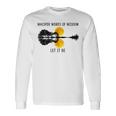 Whisper Words Of Wisdom Let-It Be ギター レイクシャドウ 長袖Tシャツ ギフトのアイデア