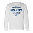 おじいちゃんに昇進 2025 もうすぐ、初めての祖父 長袖Tシャツ ギフトのアイデア