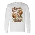 お互いの運転26年 ナッツ26周年 結婚26周年 長袖Tシャツ ギフトのアイデア