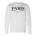 お土産 De Paris フランス国旗 愛の首都 ギフト 長袖Tシャツ ギフトのアイデア