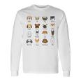 かわいい面白い犬種 長袖Tシャツ ギフトのアイデア