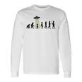 じんるいのしんか 人類の進化 Ufo Alien Human Evolution 長袖Tシャツ ギフトのアイデア