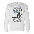 すべての天使に翼があるわけではない-マザーシンガプーラキャットママ 長袖Tシャツ ギフトのアイデア