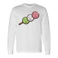 だんご 団子 和菓子 花見団子 三色団子 三兄弟 だんご好き かわいい おもしろ 長袖Tシャツ ギフトのアイデア