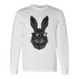 ひげバニーフェイス サングラス付き イースターデー 2024 男性 男の子 子供 長袖Tシャツ ギフトのアイデア
