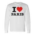 アイ・ラブ・パリ 長袖Tシャツ ギフトのアイデア