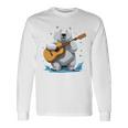 アコースティックギターを弾くクマ、ベアギタリスト 長袖tシャツ 長袖Tシャツ ギフトのアイデア