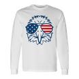 アメリカン・イーグル アメリカ国旗 7月4日 愛国 長袖Tシャツ ギフトのアイデア