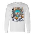 イスタンブール、トルコ 猫の街 Istanbul Turkey City Of Cats 長袖Tシャツ ギフトのアイデア