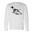 イングリッシュポインタードッグ 長袖Tシャツ ギフトのアイデア