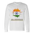 インド独立記念日 1947年8月15日 インド国旗 愛国心 長袖Tシャツ ギフトのアイデア