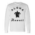 ウミガメ アロハ ハワイ Hi ハワイアンアイランド ホヌ ビンテージ クール 長袖Tシャツ ギフトのアイデア