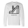 エスカレーター 長袖Tシャツ ギフトのアイデア
