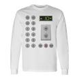 エレベーターボタン おもしろエレベーター 長袖Tシャツ ギフトのアイデア