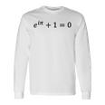オイラーのアイデンティティ 最も美しい数学方程式 数学 長袖Tシャツ ギフトのアイデア