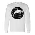 オルカ ヴィンテージ クジラ 海洋動物 クジラ 長袖Tシャツ ギフトのアイデア