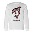 オークリー、カリフォルニア オルカキラー クジラ ネイティブアメリカン ギフト 長袖Tシャツ ギフトのアイデア